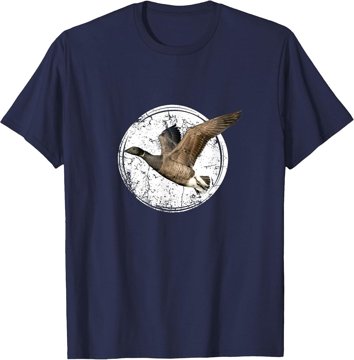 Brant Goose Hunting Tshirt Goose Hunting T-Shirt - Navy Blue