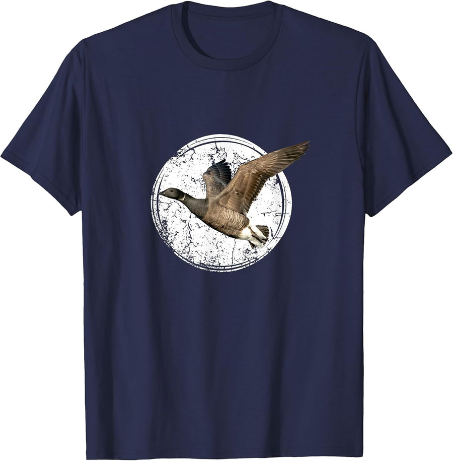 Brant Goose Hunting Tshirt Goose Hunting T-Shirt - Navy Blue