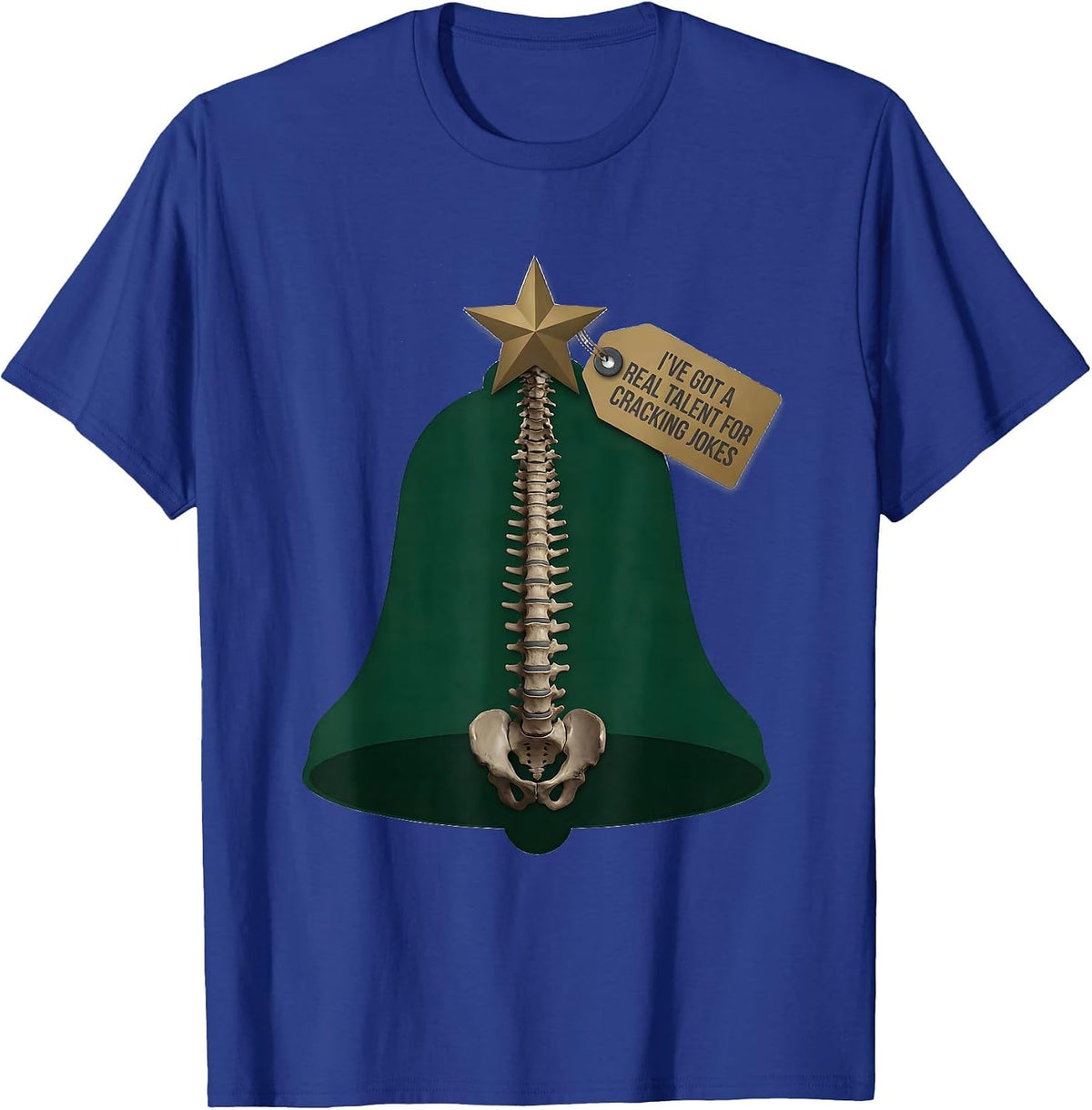 Men's I've Got A Real Talent For Cracking Jokes Funny Chiropractor T-Shirt - Royal Blue