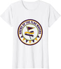 Women's Krewe Of The Flag Wavers Mardi Gras Carnival Party Humor T-Shirt - White