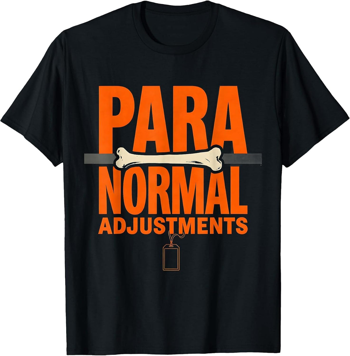 Men's Para Normal Adjustments Ghost Sped Para Teacher Halloween T-Shirt - Black
