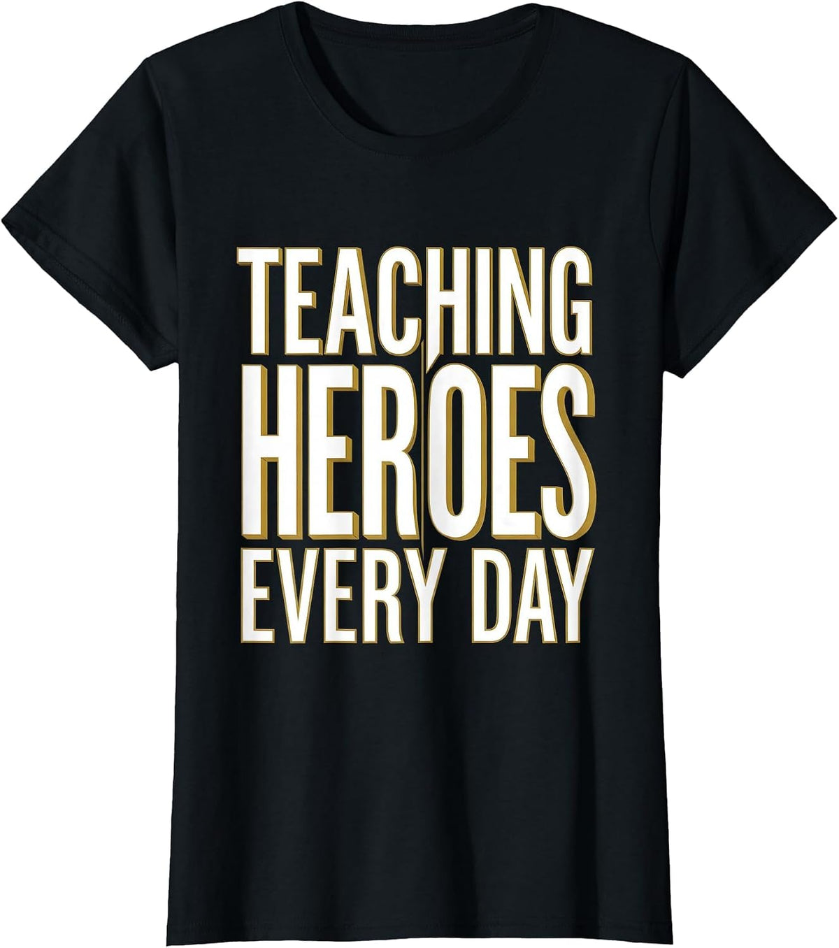 Teaching Heroes Every Day Special Education Design T-Shirt - Black