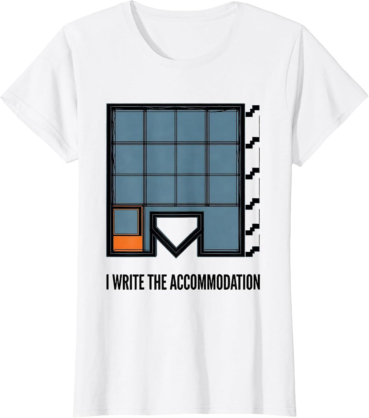 Women's I Write The Accommodation Special Education Teacher Sped T-Shirt - White