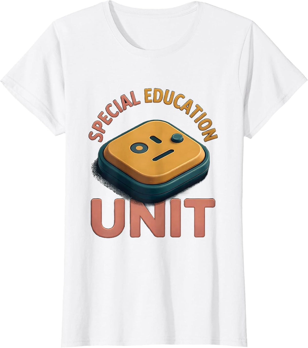 Women's Special Education Unit Retro Teacher Squad Pride SPED T-Shirt - White