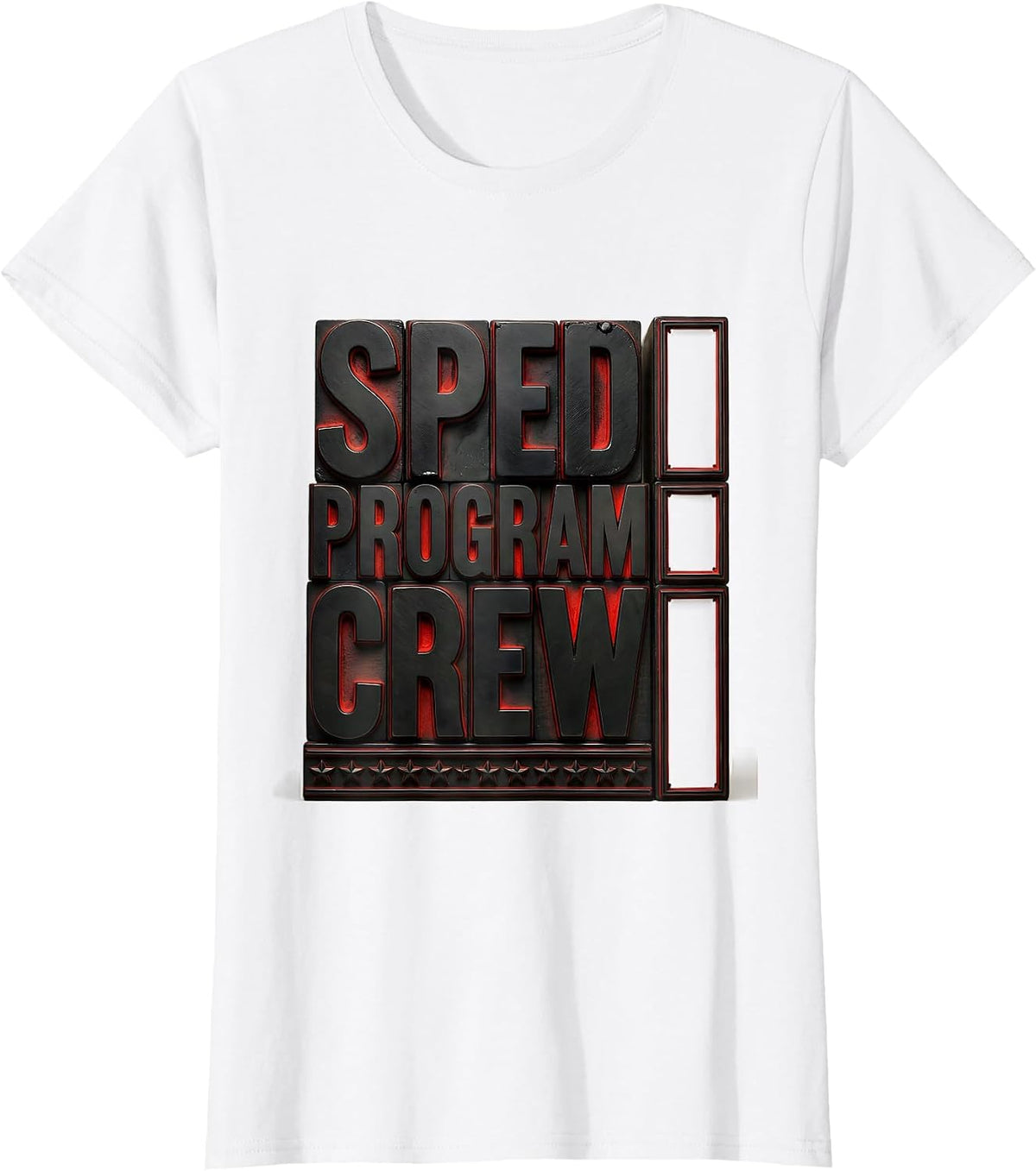 SPED Program Crew Special Education Teacher Aide Pride T-Shirt - White