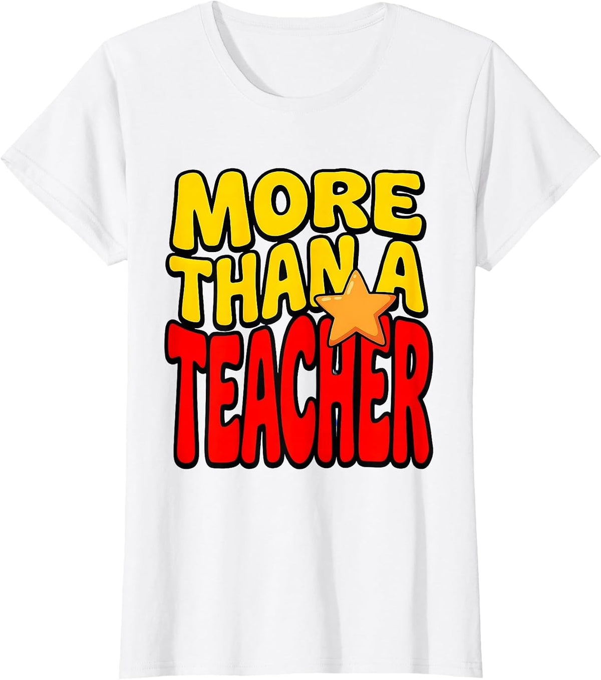 More Than a Teacher Special Education Design T-Shirt - White
