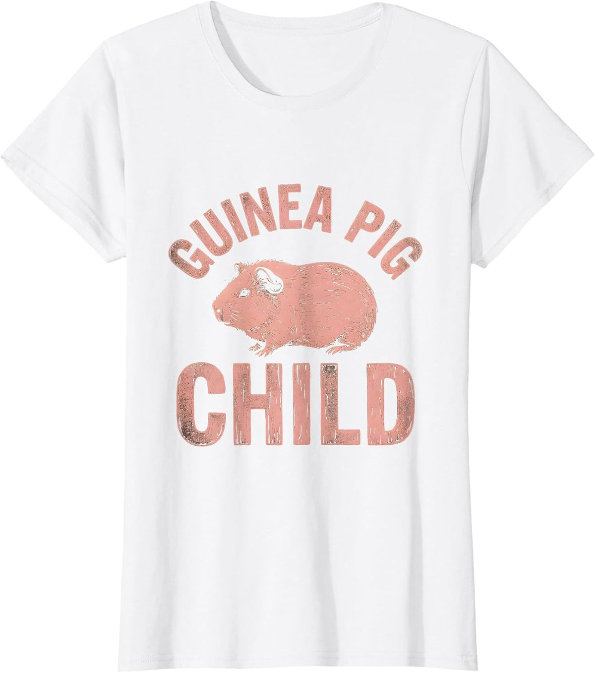Women's Eldest Daughter Guinea Pig Child Funny Design T-Shirt - White