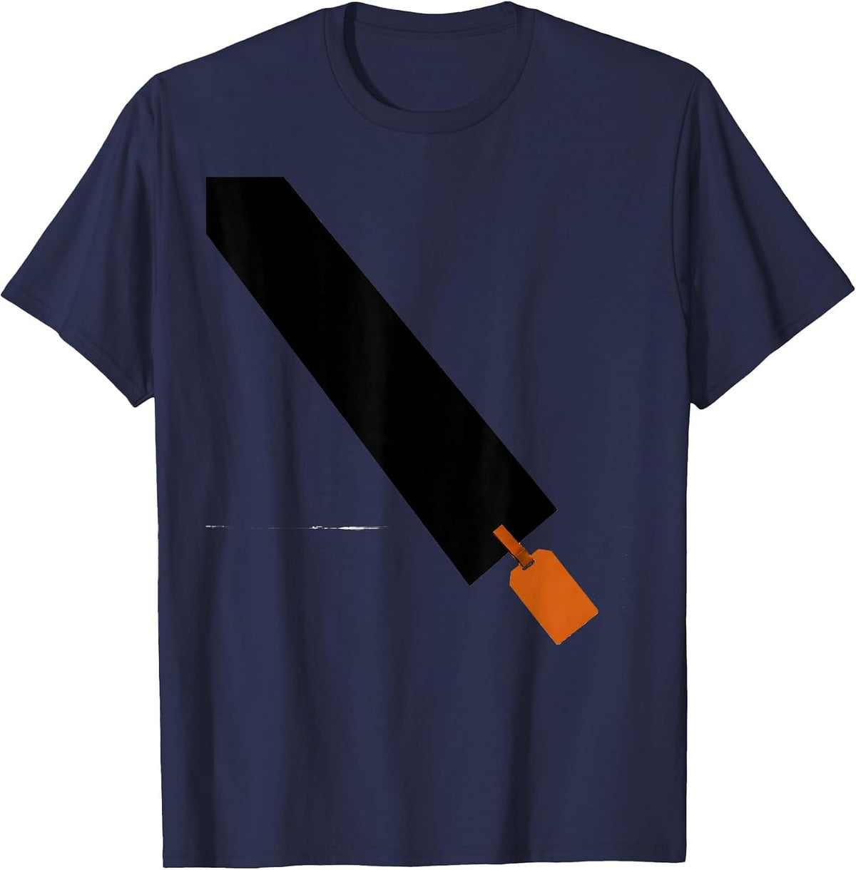 Diagonal Alert Badge Para Normal Activities SPED Teacher T-Shirt - Navy Blue