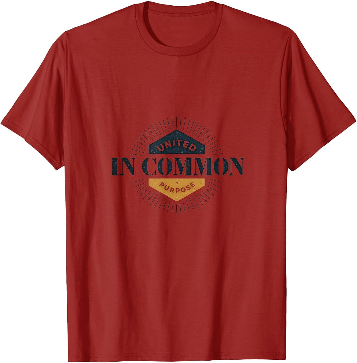 United in Common Purpose Inauguration 2025 T-Shirt - Cranberry Red