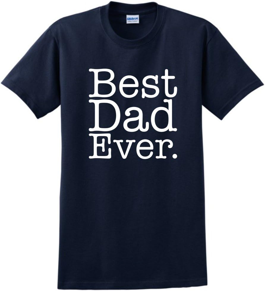 ThisWear Best Dad Ever T-Shirt - Navy