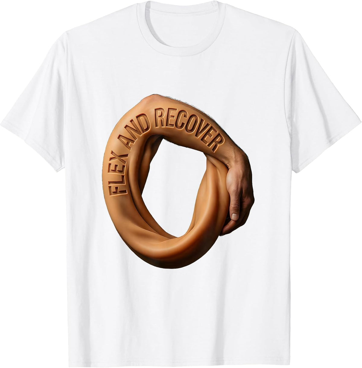 Men's Flex and Recover Physical Therapy Design T-Shirt - White