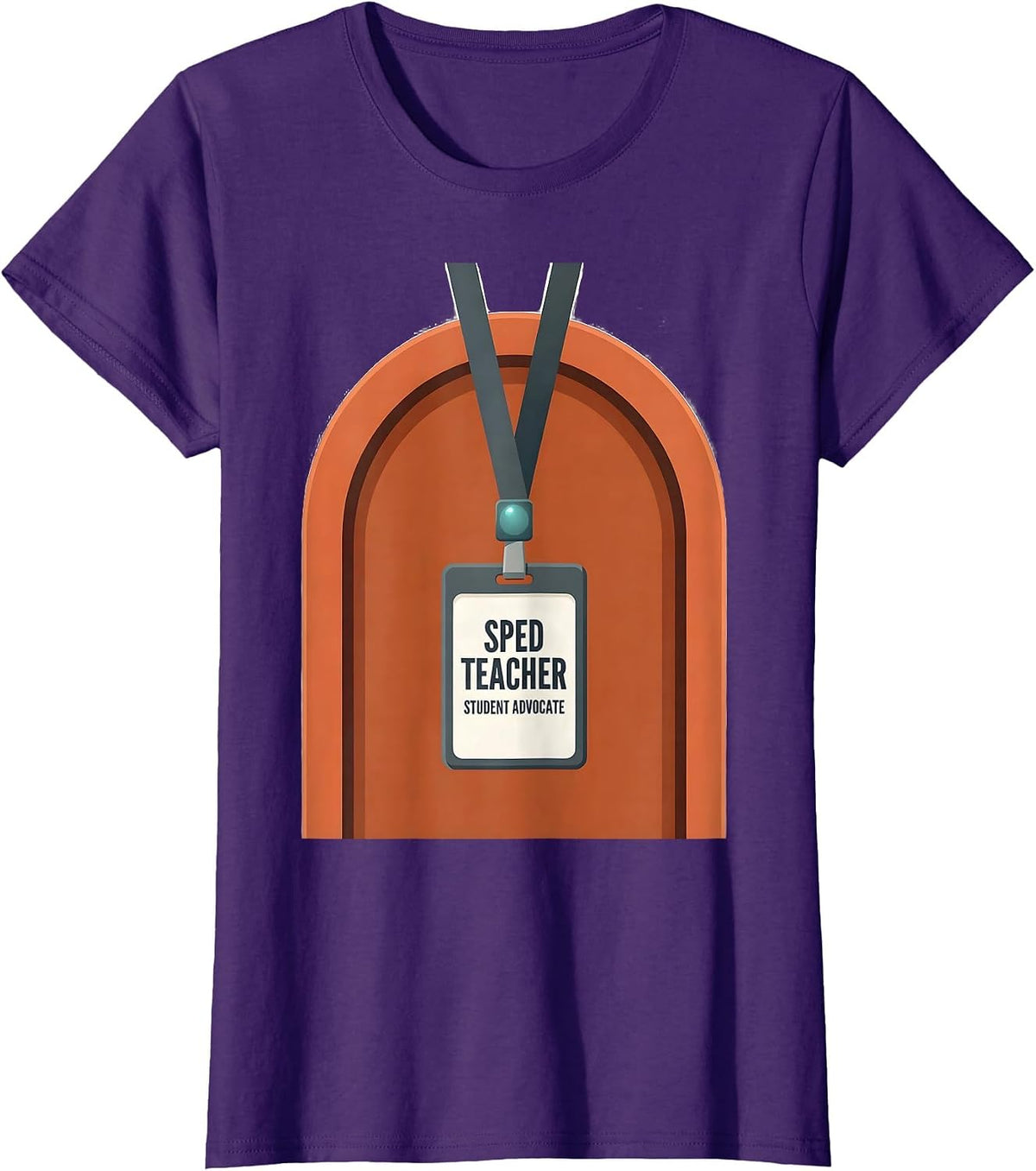 Women's SPED Teacher Student Advocate Special Education Teacher T-Shirt - Purple