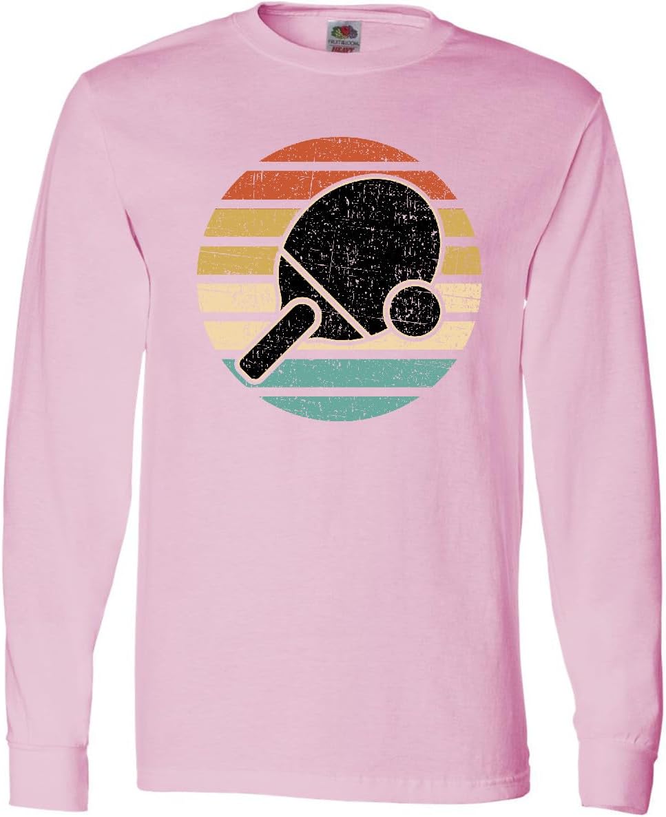 inktastic Table Tennis Ping Pong Adult Long Sleeve T-Shirt - Pink