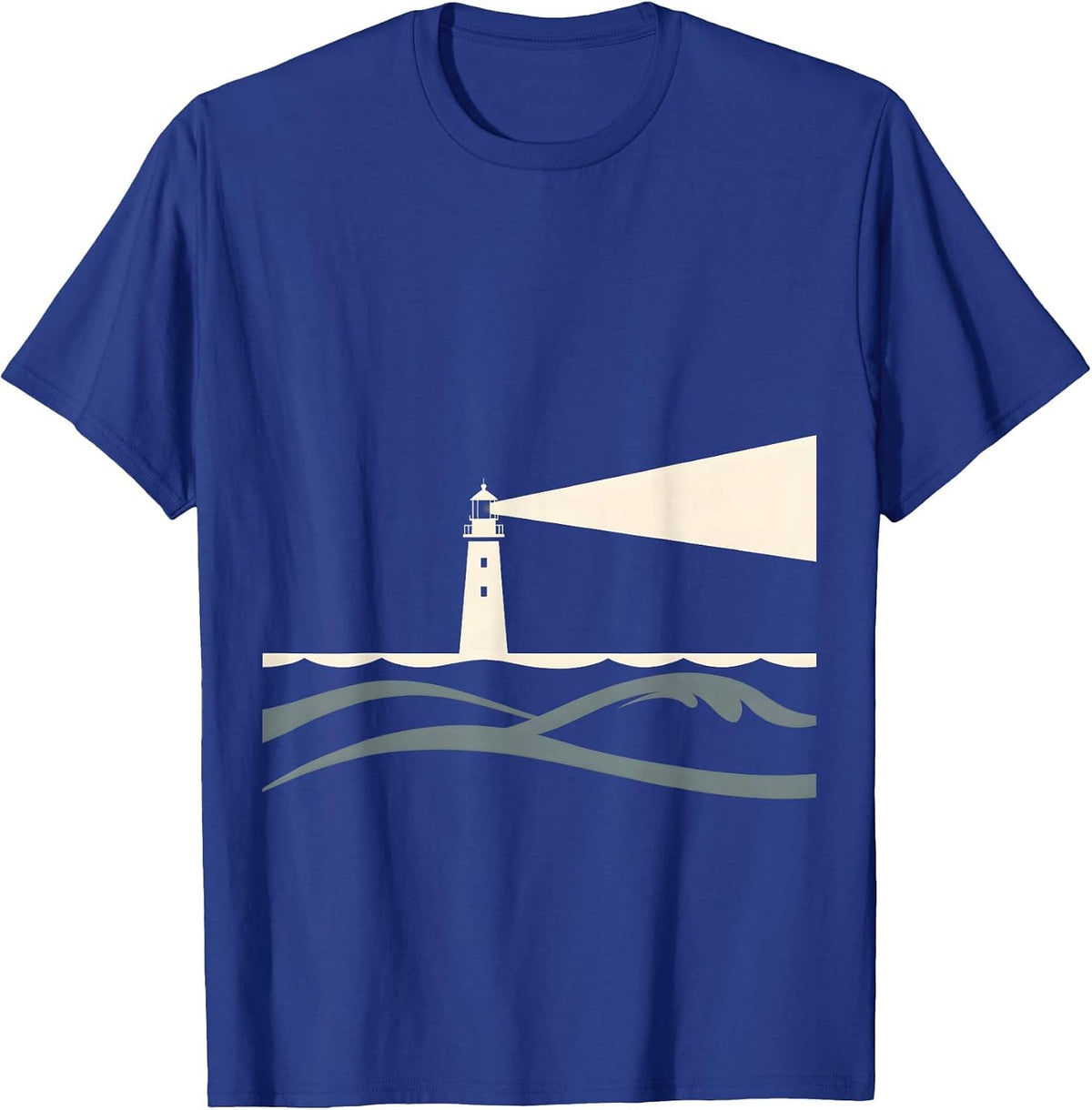 Special Education Teacher Lighthouse Stormy Sea T-Shirt - Royal Blue