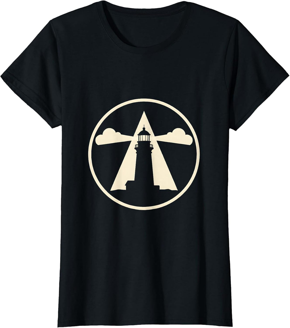 Special Education Teacher Lighthouse Storm Graphic T-Shirt - Black