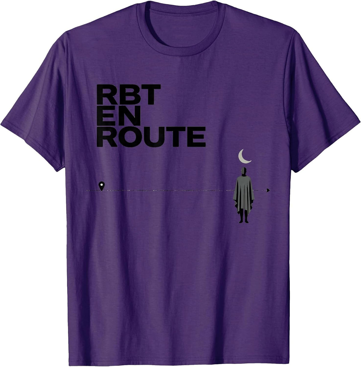 Men's RBT En Route Monochromatic Para Normal Activities T-Shirt - Purple