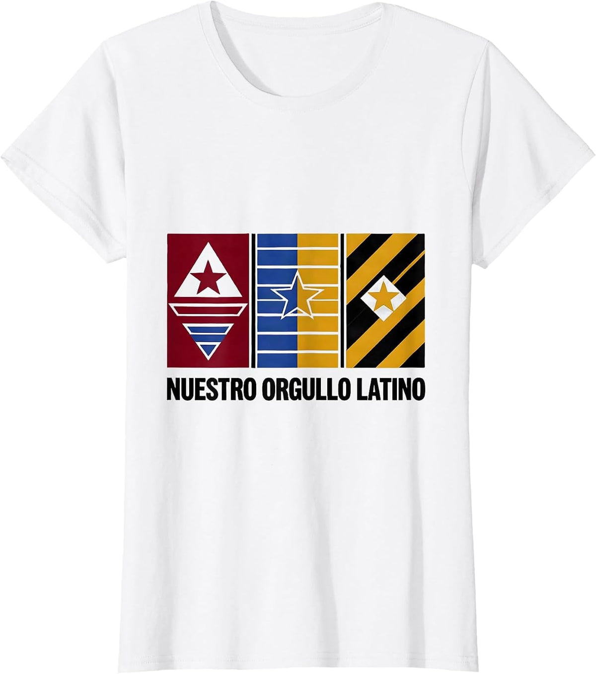 Nuestro Orgullo Latino Celebratory Cultural Pride Family T-Shirt - White