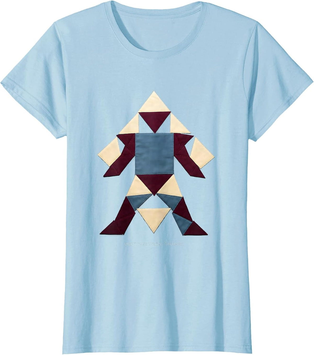 Women's Built by Physical Therapy Proud PT Design T-Shirt - Baby Blue