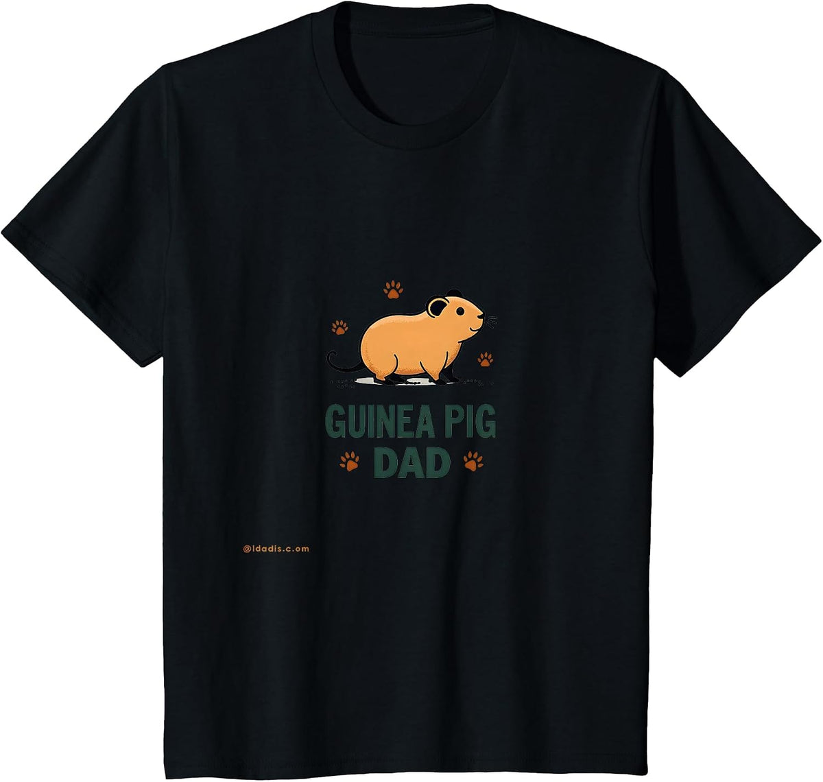 Guinea Pig Dad - Cute Pet Owner Gift T-Shirt - Black