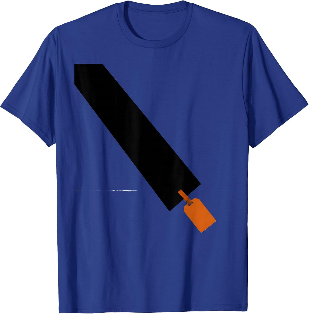 Diagonal Alert Badge Para Normal Activities SPED Teacher T-Shirt - Royal Blue