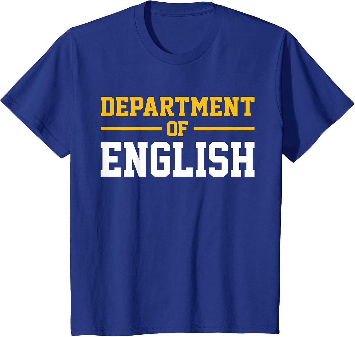 Department of English T-Shirt - Royal Blue