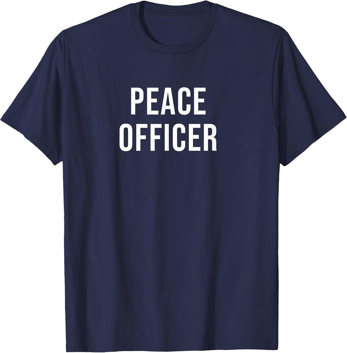 Peace Officer T-Shirt - Navy Blue