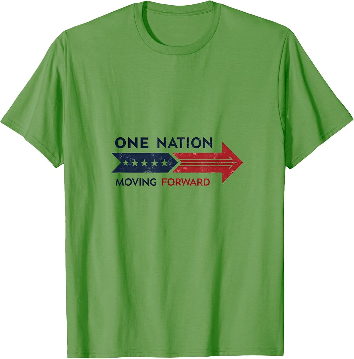 One Nation Moving Forward Inauguration Design T-Shirt - Grass Green