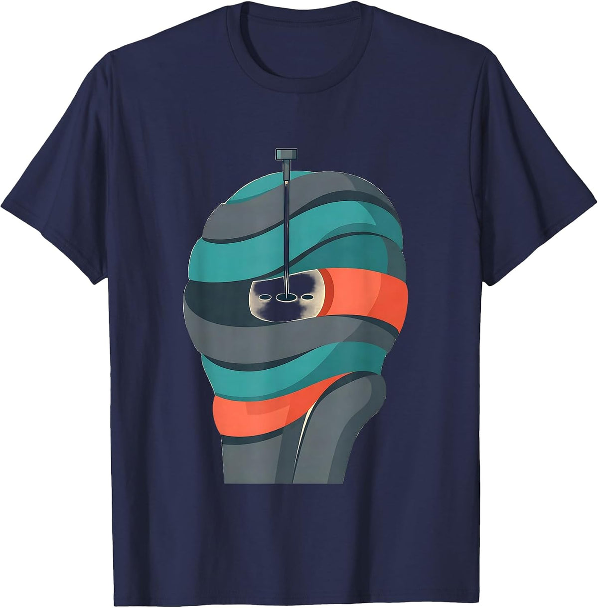Men's Shoulder Joint Acupuncture Needle Humor Wellness Worker Gift T-Shirt - Navy Blue