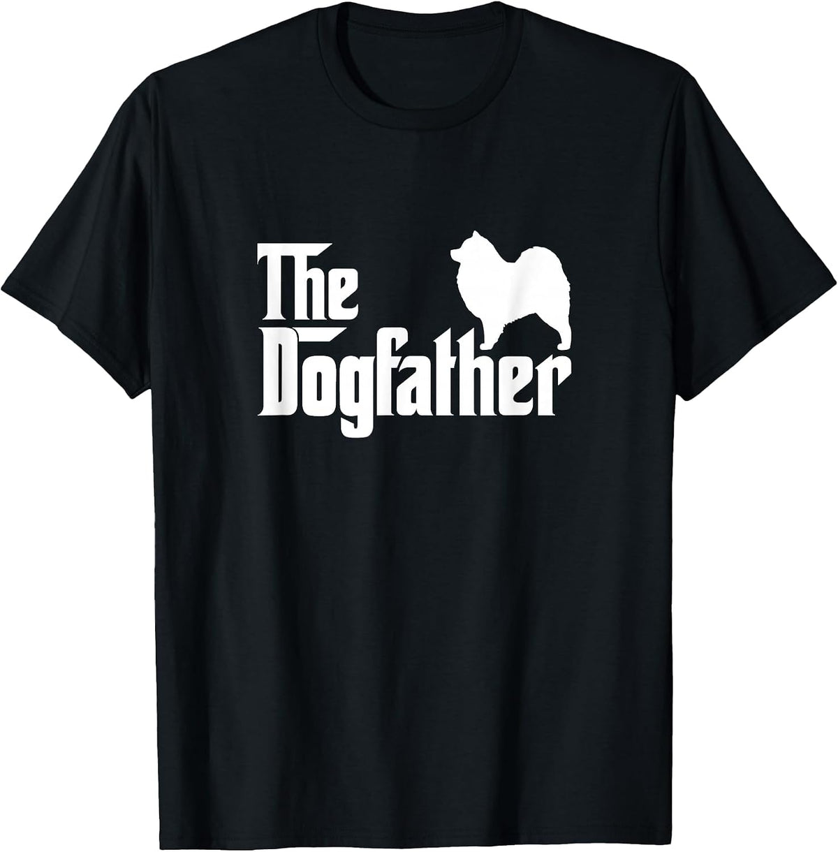 Samoyed - The Dogfather Dog Dad Mom T-Shirt - Black