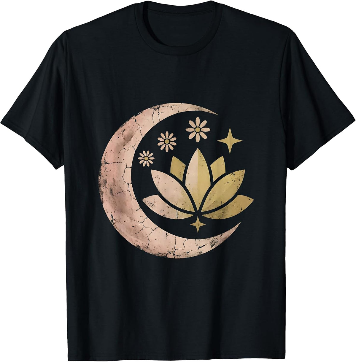 Men's Autism Awareness Lotus Flower Unfolding Art T-Shirt - Black