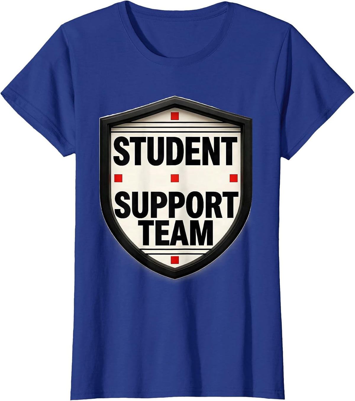 Women's Student Support Team School Support Staff Appreciation Squad T-Shirt - Royal Blue