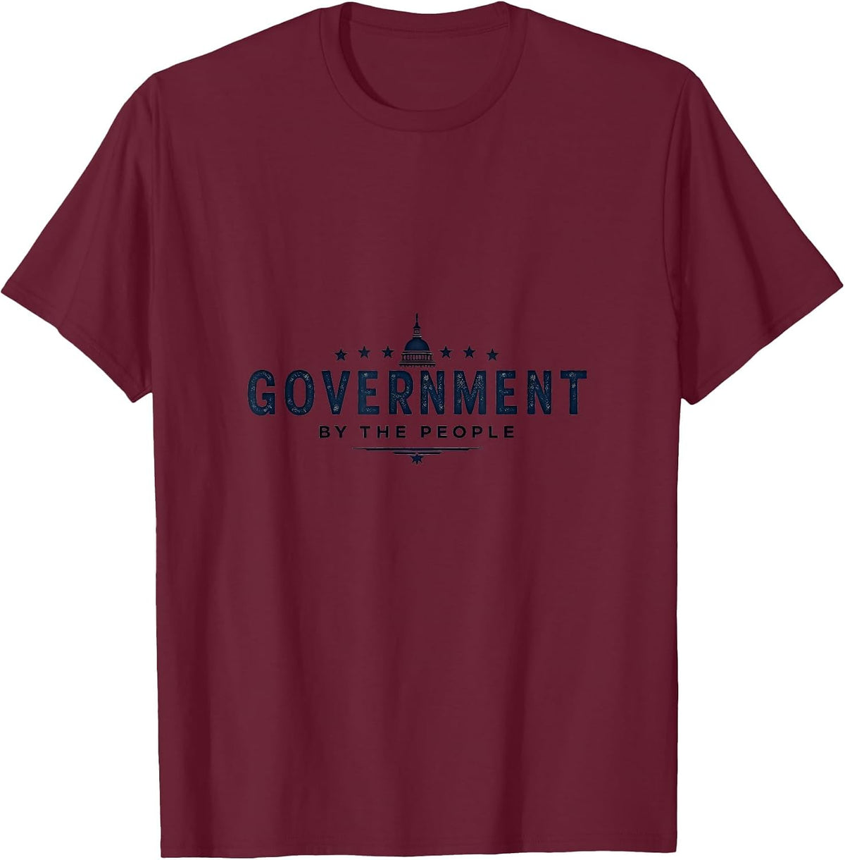 Government By The People Inauguration 2025 T-Shirt - Burgundy