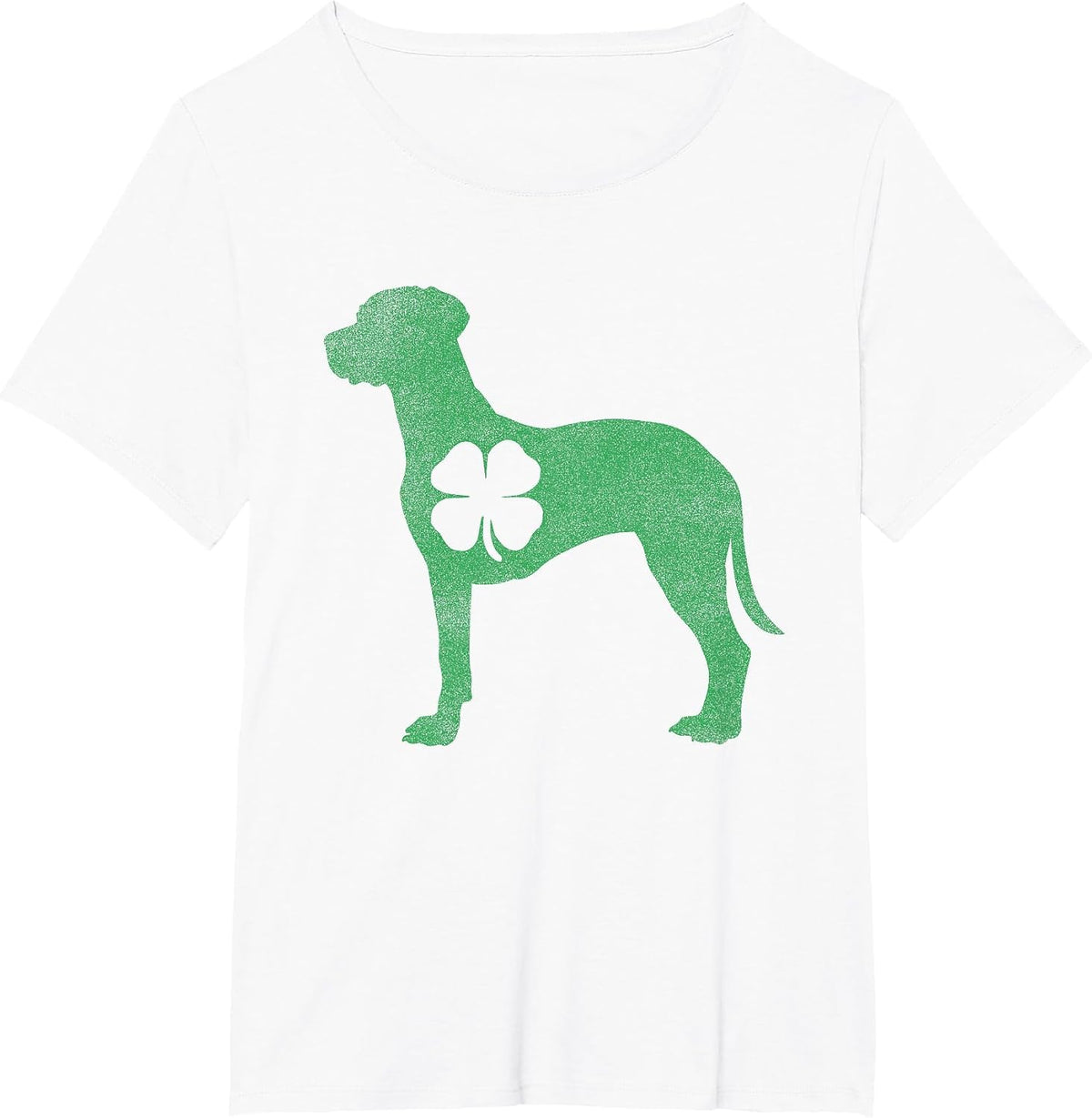 Rhodesian Ridgeback -Shamrock St. Patrick's Day Saint Paddys T-Shirt - White