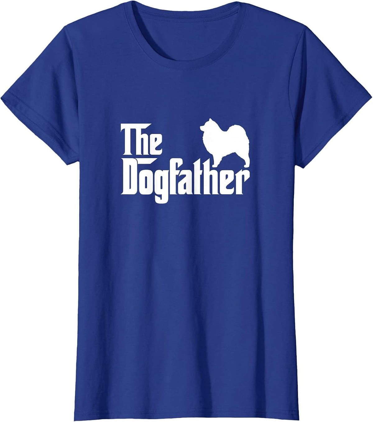 Samoyed - The Dogfather Dog Dad Mom T-Shirt - Royal Blue