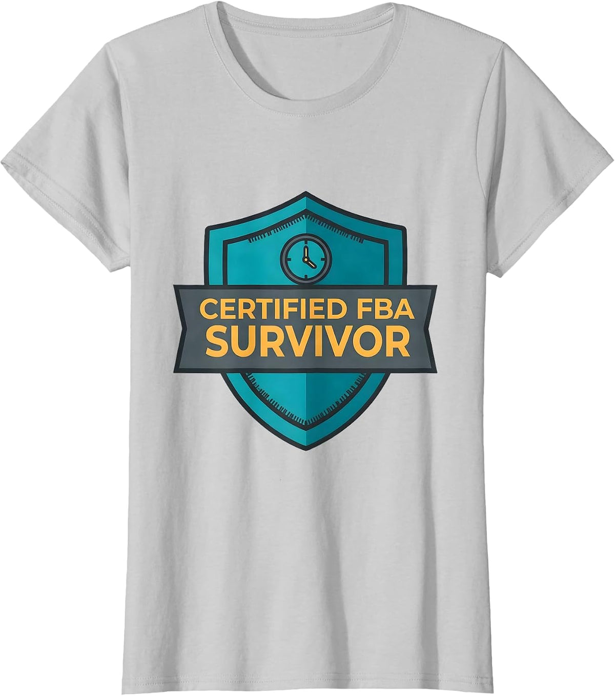 Certified FBA Survivor Funny Special Education Teacher SPED T-Shirt - Silver Grey