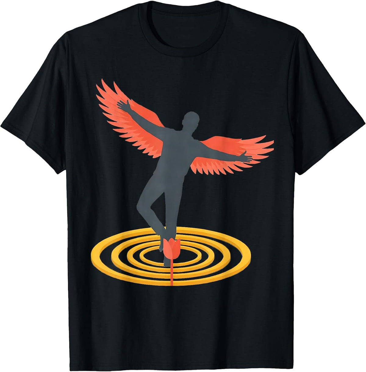 Men's Balance Warrior Parkinson's Defiant Humor Support T-Shirt - Black