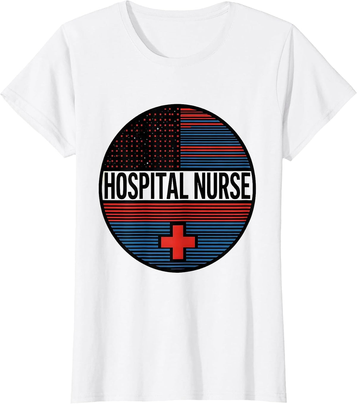 Hospital Nurse Bauhaus Modernist Occupational Pride First T-Shirt - White