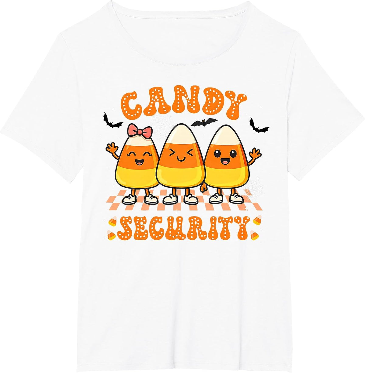 Candy Security Funny Halloween Costume T-Shirt - White