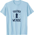 Together We Rise Inauguration Unity Design T-Shirt - Baby Blue