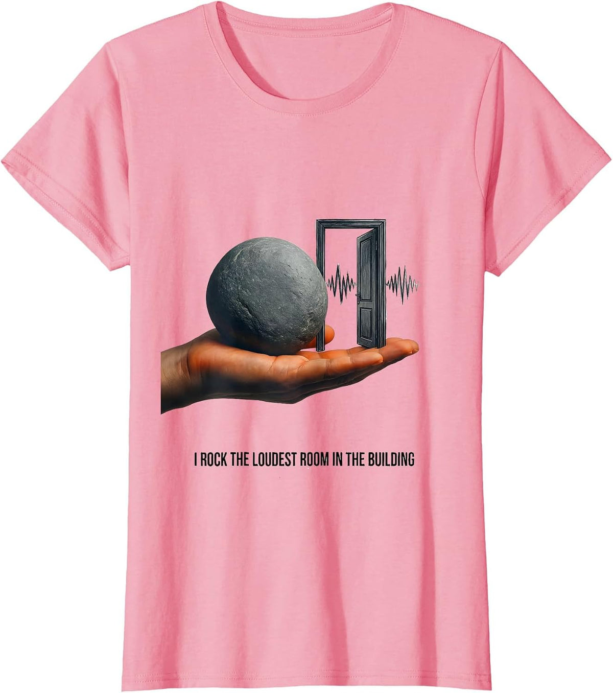 Women's I Rock The Loudest Room In The Building Sped Squad T-Shirt - Pink