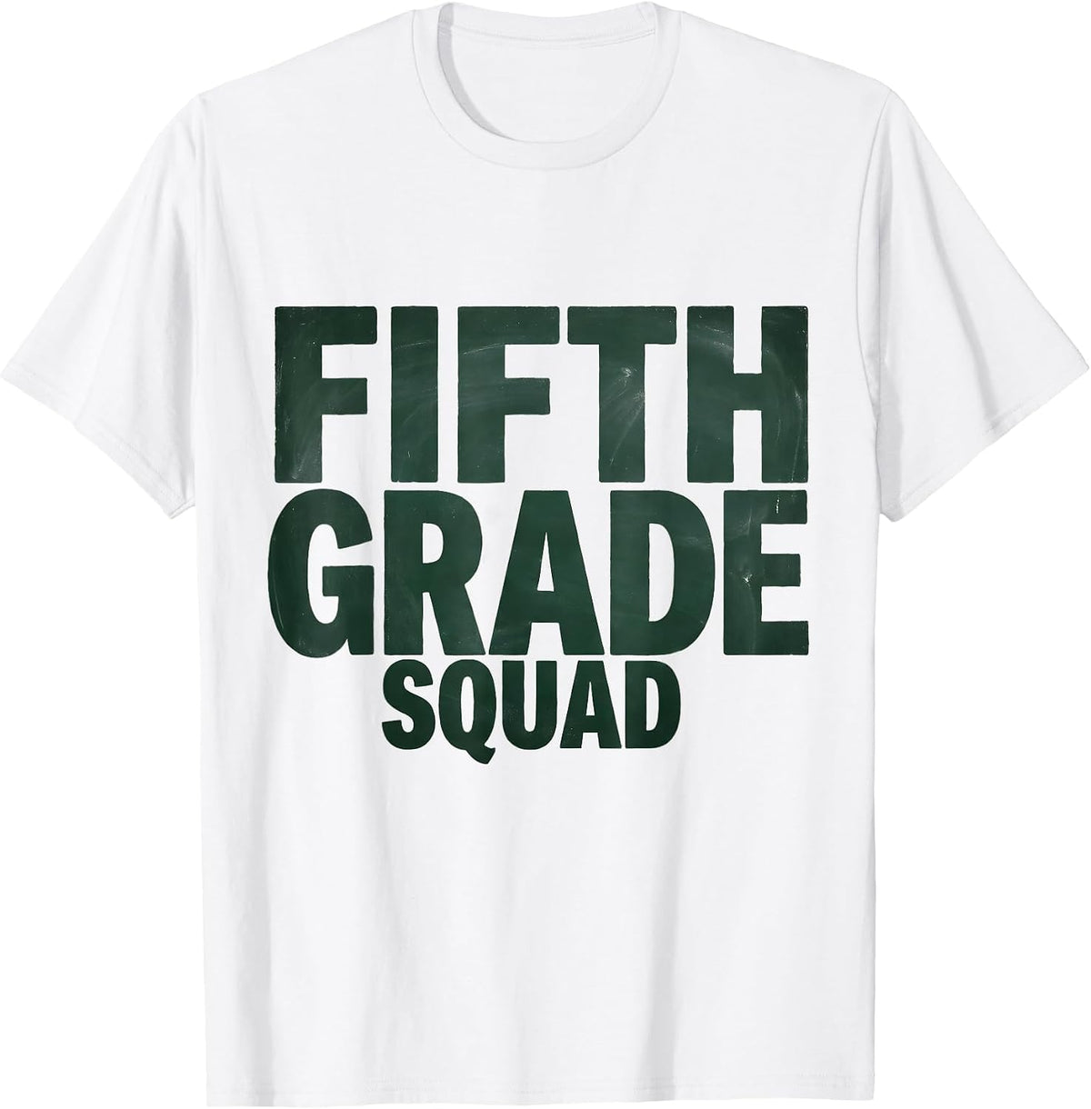 Men's Fifth Grade Squad Cute Teacher Pencil Apple Back To School T-Shirt - White