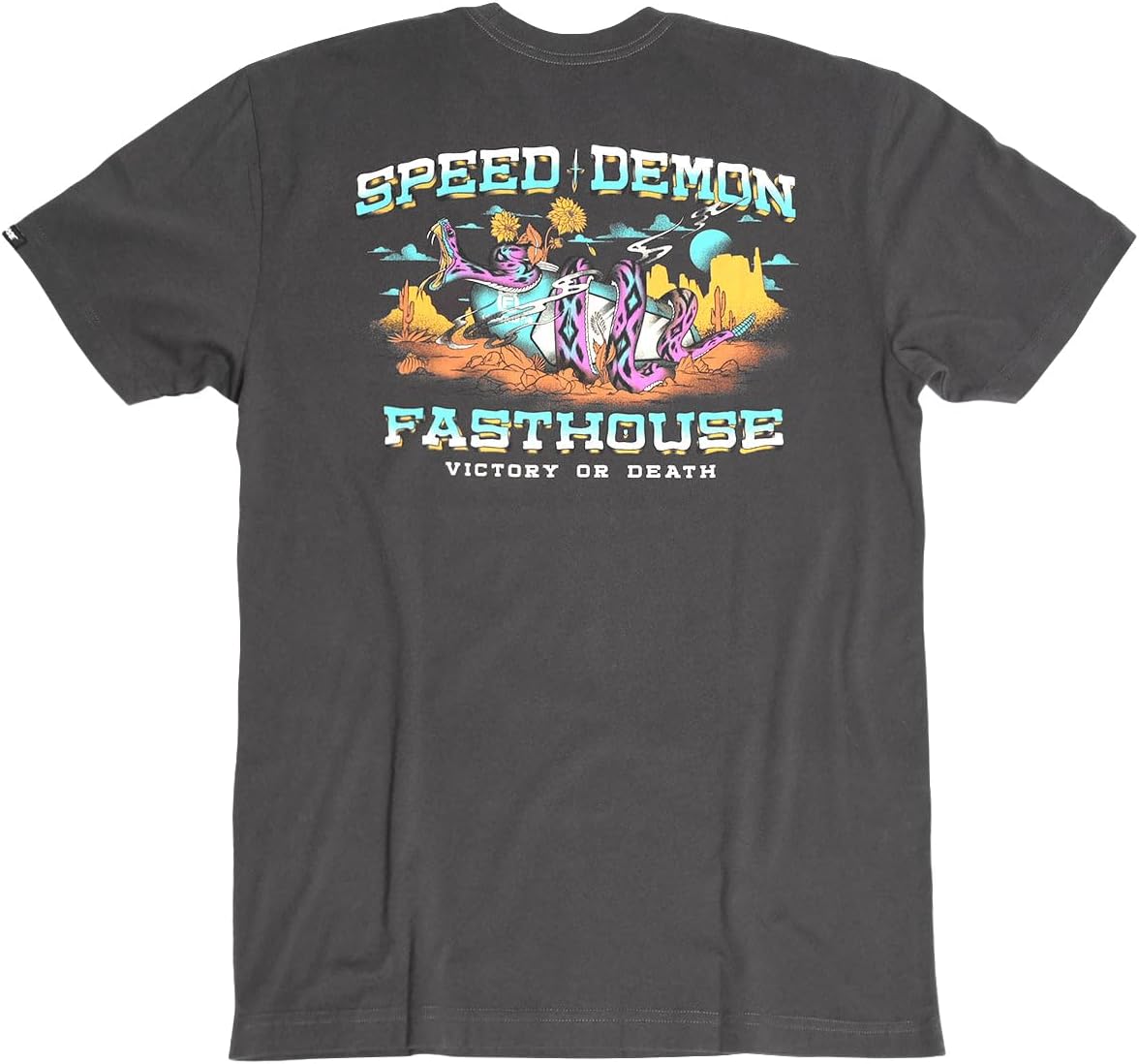 FASTHOUSE Treader Short Sleeve Tee - Washed Black