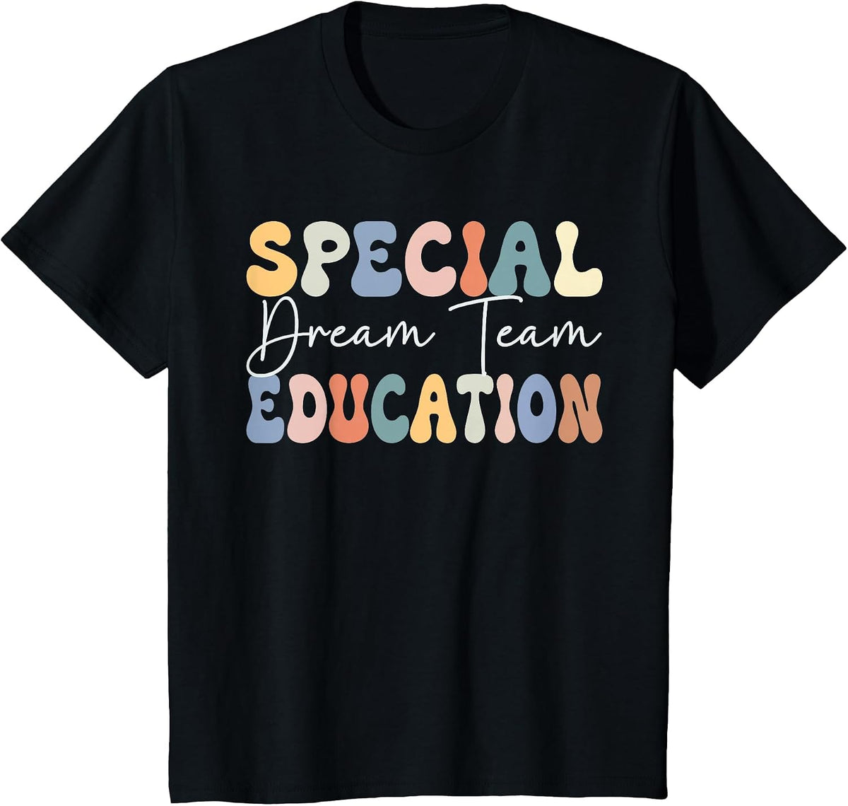 Special Education Dream Team Special Education Squad T-Shirt - Black