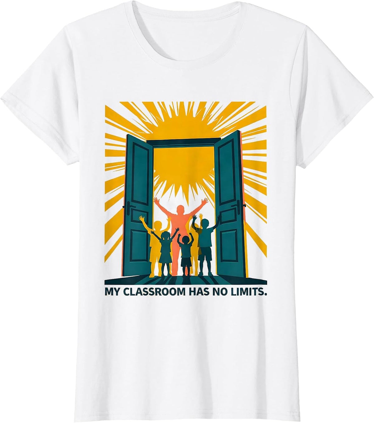 My Classroom Has No Limits Special Education Teacher T-Shirt - White