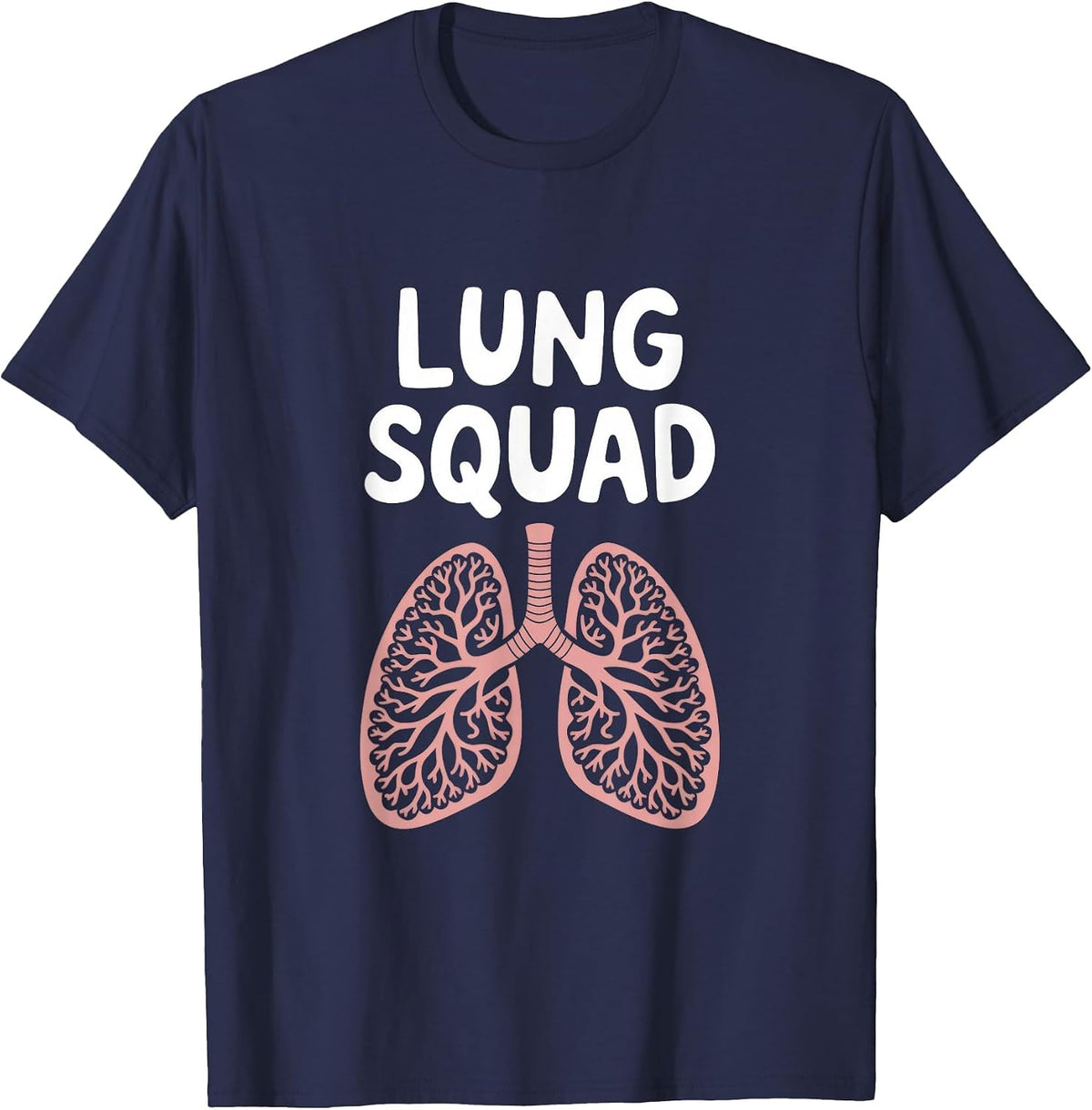 Lung Squad - Lung Squad Respiratory Therapist T-Shirt - Navy Blue