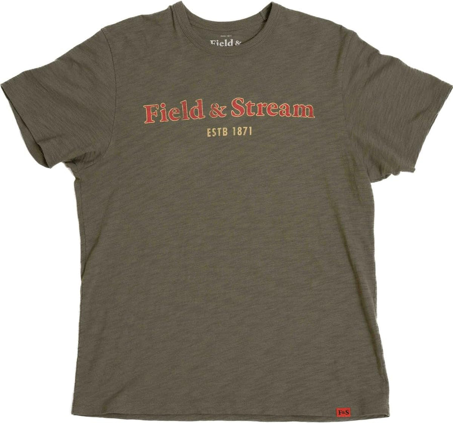 Field & Stream Unisex Short Sleeve Graphic Tee, Legacy/Dark Green, Medium - As Pictured