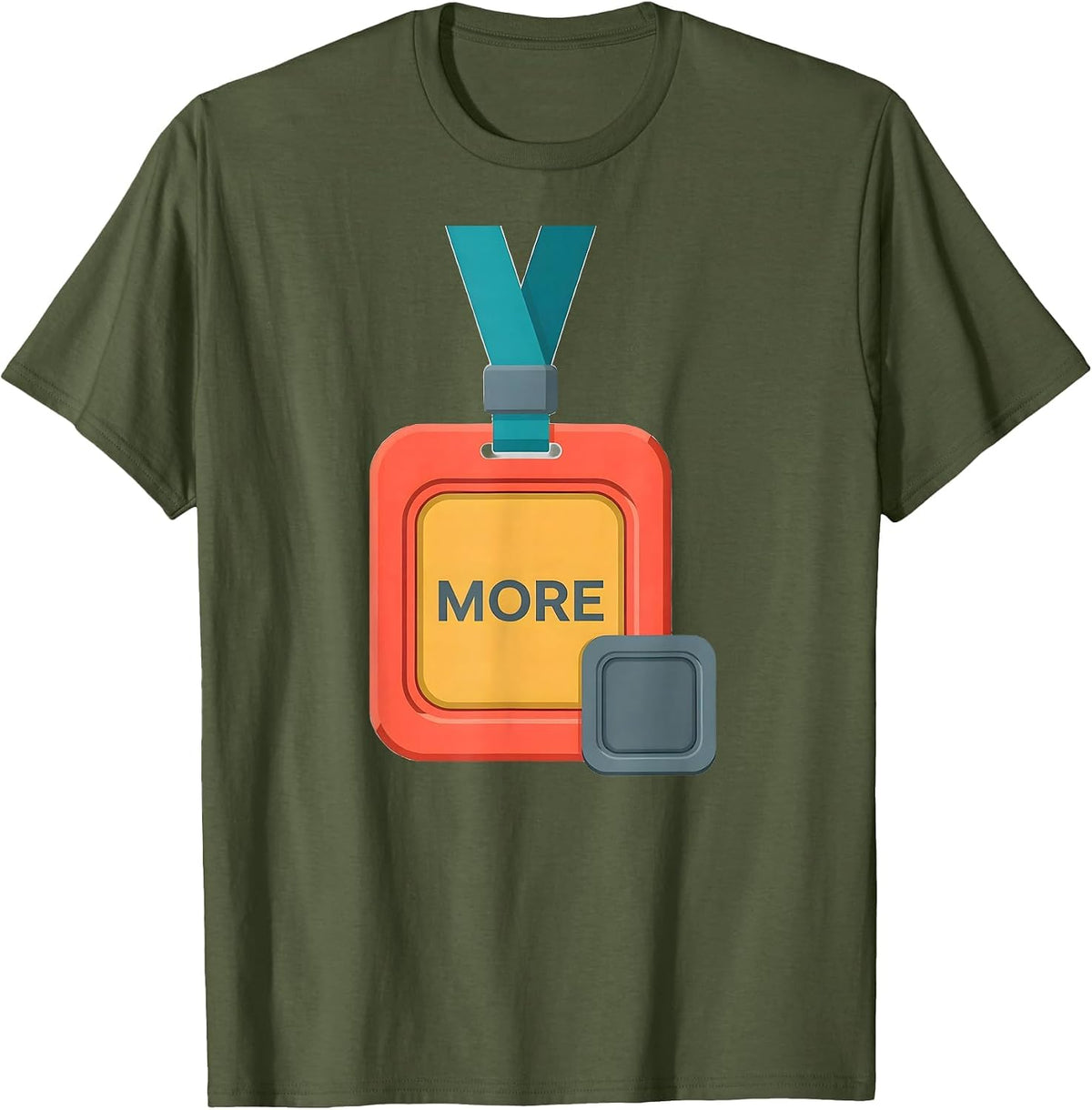 More AAC Speech Therapy SLP SPED Teacher Advocacy T-Shirt - Olive Green