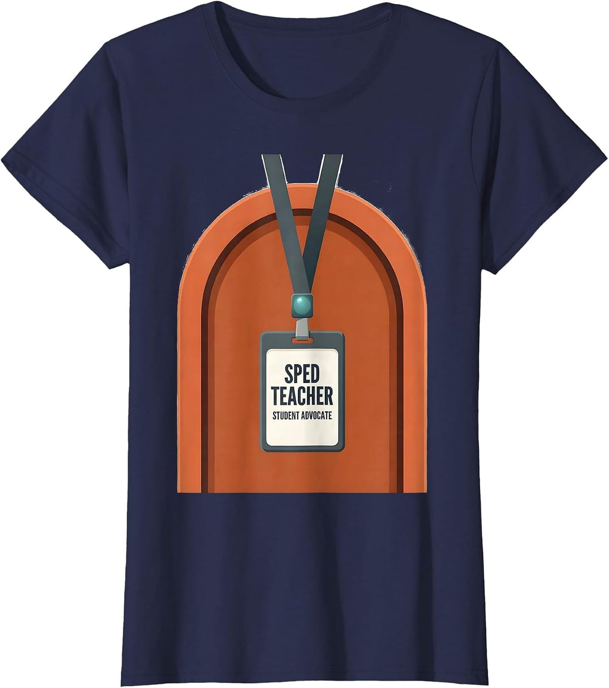 Women's SPED Teacher Student Advocate Special Education Teacher T-Shirt - Navy Blue