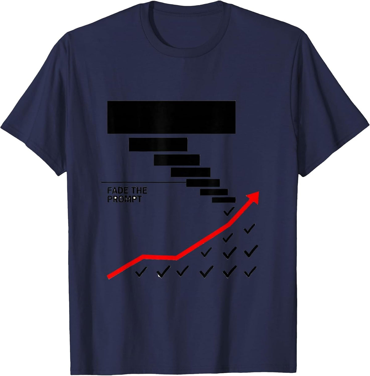 Fade The Prompt Swiss International ABA Behavior Analyst RBT T-Shirt - Navy Blue