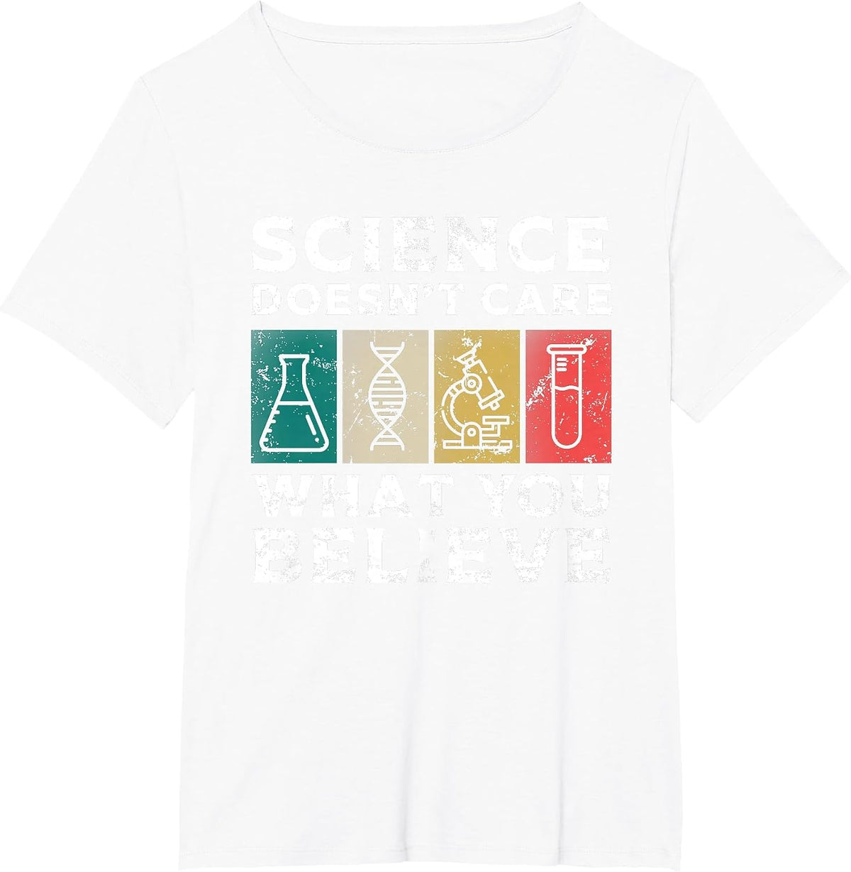 Cool Science Art for Men Women Scientist Science Lovers T-Shirt - White
